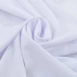 Huse elastice de masă lungi, 2 buc., alb, 180×74 cm