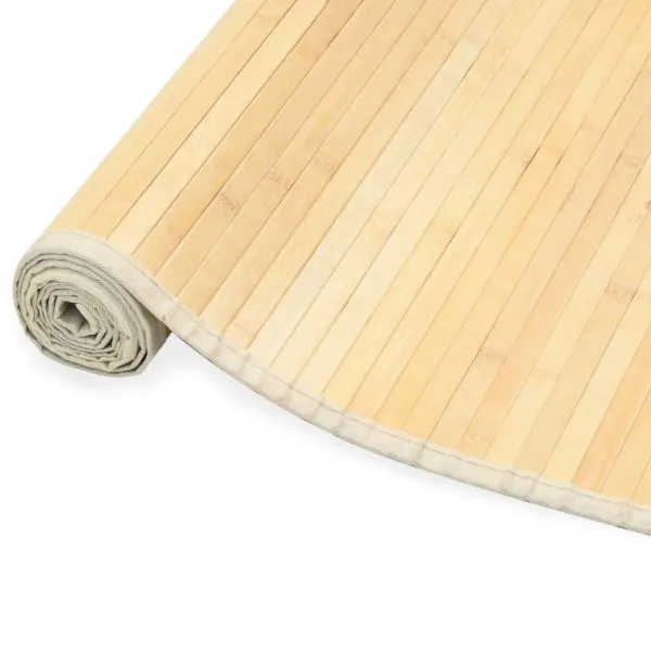 Covor din bambus, natural, 80 x 200 cm