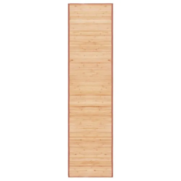 Covor din bambus, maro, 80 x 300 cm