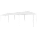 Cort de petrecere, alb, 3 x 9 m, PE