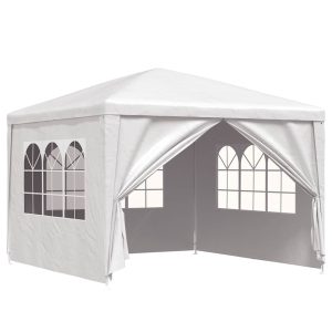 Cort pentru petrecere, alb, 3 x 3 m