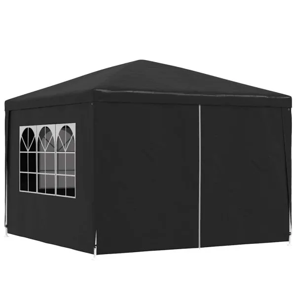 Cort de petrecere, antracit, 3 x 3 m