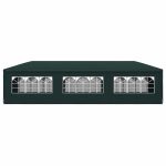 Cort de petrecere, verde, 3 x 9 m