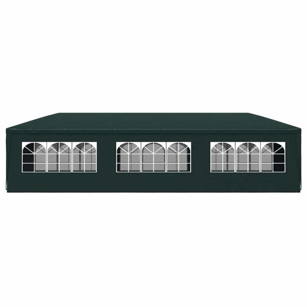 Cort de petrecere, verde, 3 x 9 m