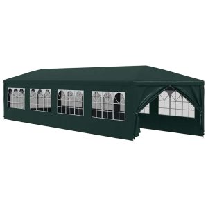 Cort de petrecere, verde, 3 x 12 m