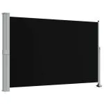Copertină laterală retractabilă, negru, 160 x 300 cm
