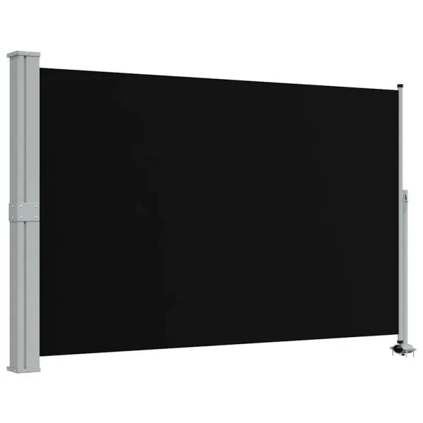 Copertină laterală retractabilă, negru, 160 x 300 cm