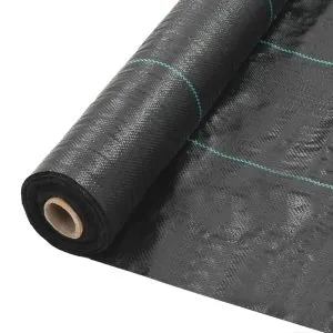 Membrană antiburuieni & antirădăcini, negru, 2 x 25 m, PP