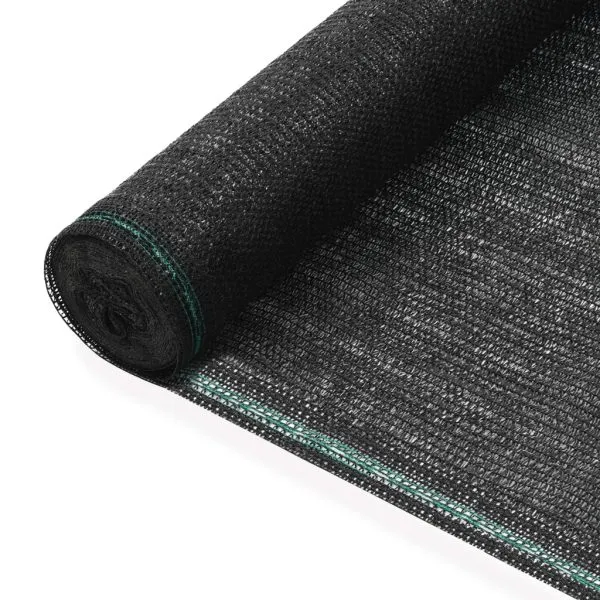 Plasă teren de tenis, negru, 1×50 m, HDPE