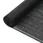 Plasă teren de tenis, negru, 1,4×50 m, HDPE
