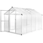 Seră, 11,19 m³, 302x190x195 cm, aluminiu