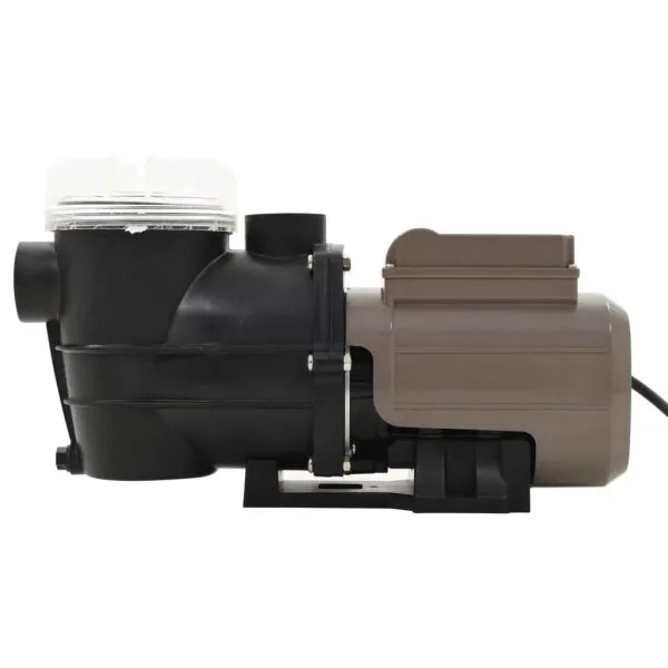 Pompă de piscină cu temporizator, negru, 0,25 CP, 8000 L/h