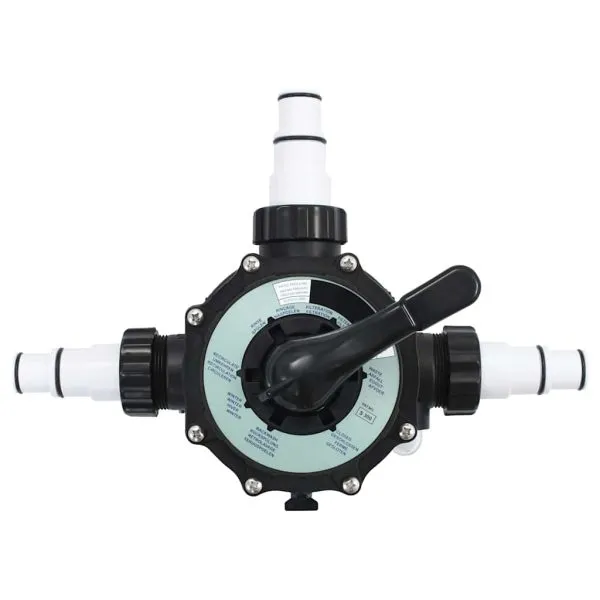Supapă multiport pentru filtre cu nisip ABS 1,5″ 6 căi