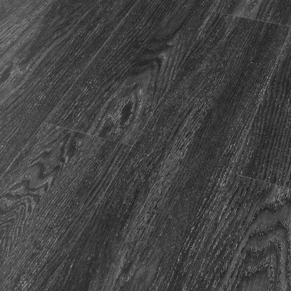 Plăci autoadezive pardoseală stejar antracit PVC 4,46 m² 3 mm