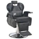 Scaun frizer, negru, 72 x 68 x 98 cm, piele ecologică