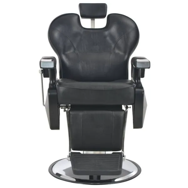Scaun frizer, negru, 72 x 68 x 98 cm, piele ecologică