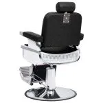 Scaun frizer, negru, 68 x 69 x 116 cm, piele ecologică