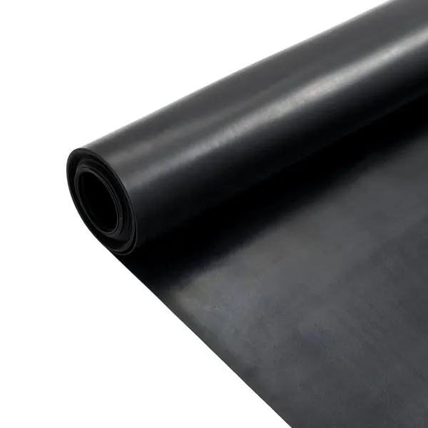 Covor de cauciuc anti-alunecare, 1,2 x 2 m, 1 mm, neted