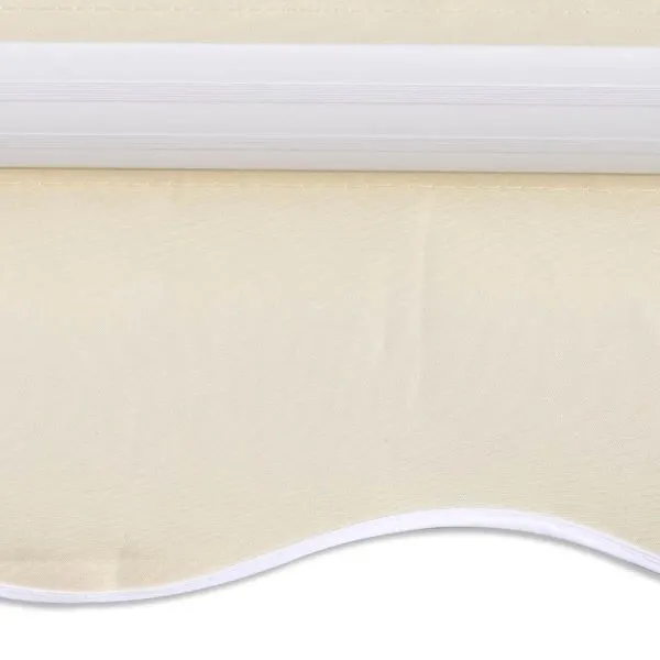 Copertină pliabilă motorizată, 400 cm, crem