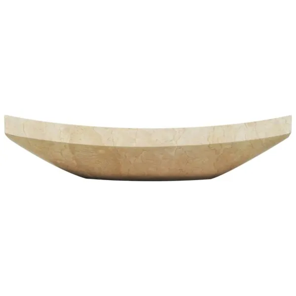 Chiuvetă, crem, 50 x 35 x 12 cm, marmură