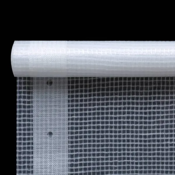 Prelată Leno 260 g/m², alb, 4 x 4 m