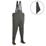 Pantaloni de vânătoare cu cizme, verde, mărime 41