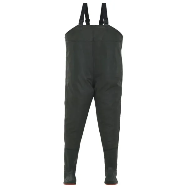 Pantaloni de vânătoare cu cizme, verde, mărime 46