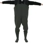 Pantaloni de vânătoare cu cizme, verde, mărime 46