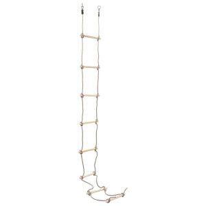Scară din frânghie pentru copii, 290 cm, lemn