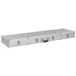 Valiză pentru armă, argintiu, 134 x 35 x 12 cm, aluminiu