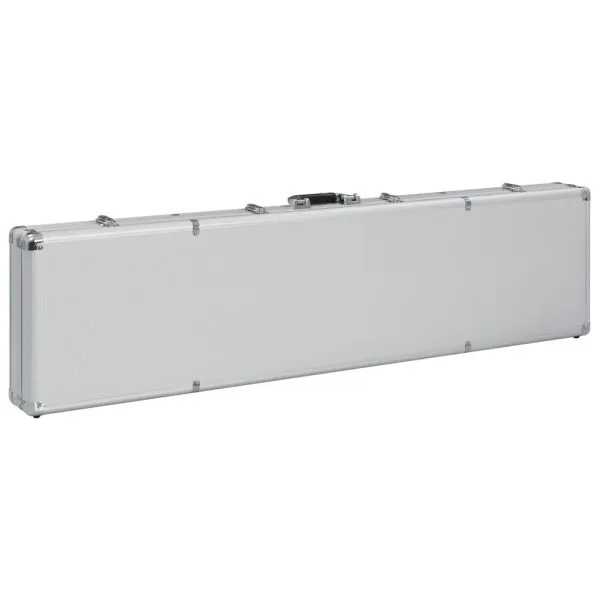 Valiză pentru armă, argintiu, 134 x 35 x 12 cm, aluminiu