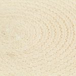 Naproane, 6 buc., natural, 38 cm, bumbac, rotund