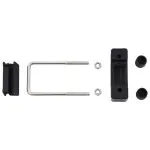 Clemă de prindere U cu plastic stâlp gard, 60×40 mm, 25 seturi