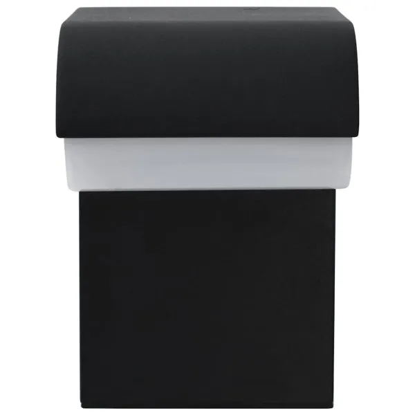 Lampă de perete cu LED de exterior, negru, 9 W, oval