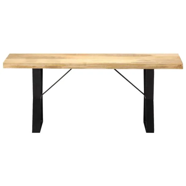 Bancă, 110 cm, lemn masiv de mango