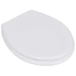 Capace WC, 2 buc., alb, MDF