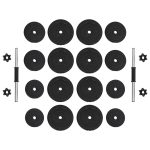 Gantere, 2×15 kg