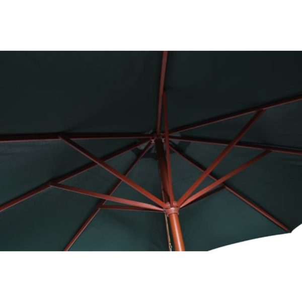 Umbrelă de soare, verde, 258 cm