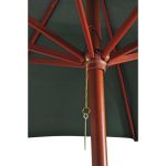 Umbrelă de soare, verde, 258 cm
