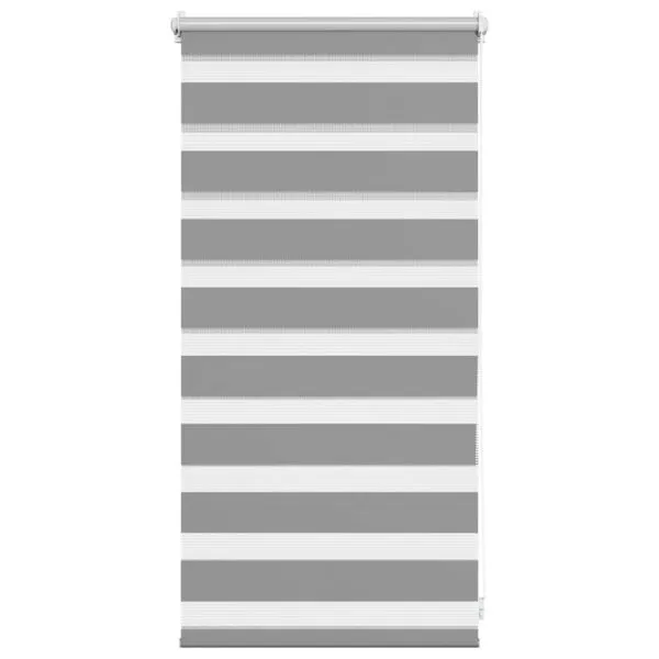 Jaluzea tip zebra, 40 x 100 cm, gri