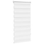 Jaluzea tip zebra, 60 x 120 cm, alb