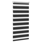 Jaluzea tip zebră, 60 x 120 cm, negru