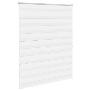 Jaluzea tip zebra, 120 x 175 cm, alb