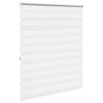 Jaluzea tip zebra, 120 x 175 cm, alb