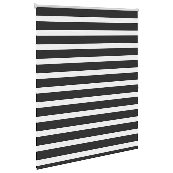Jaluzea tip zebră, 120 x 175 cm, negru