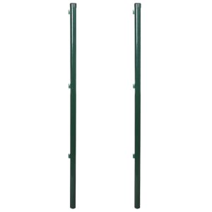 Stâlpi pentru gard, 2 buc., 200 cm