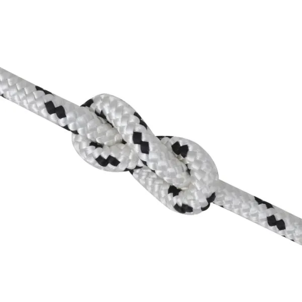 Rolă frânghie împletită parâmă barcă, poliester, 14 mm x 50 m
