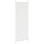 Jaluzea plisse, alb, 40×125 cm, pliuri