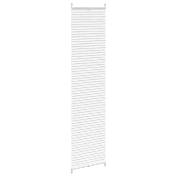 Jaluzea plisse, alb, 40×200 cm, pliuri