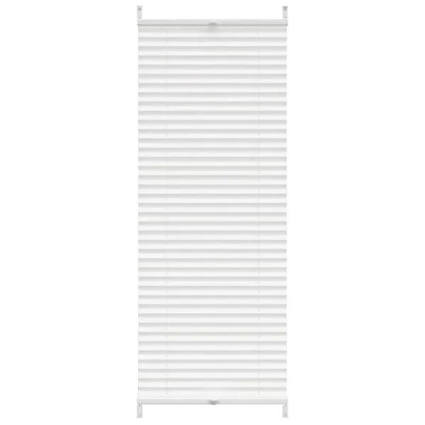 Jaluzea plisse, alb, 60×150 cm, pliuri